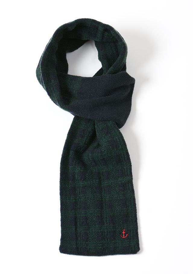 【2025秋冬】【ポートランド】ブラックウォッチコンパクトマフラー【P92019M-25】【S22】