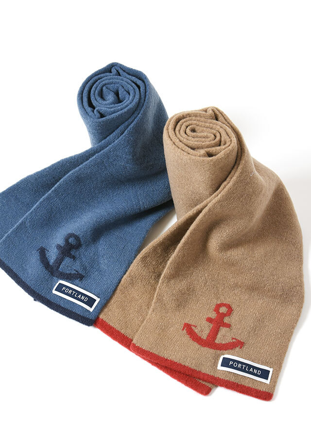 【2025秋冬】【ポートランド】イカリマフラー【P92100M】【S22】