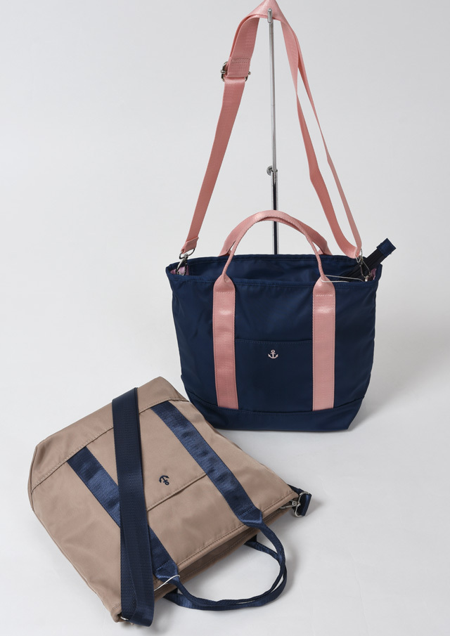 2025秋冬】【ポートランド】2WAYバイカラーショルダーバッグ