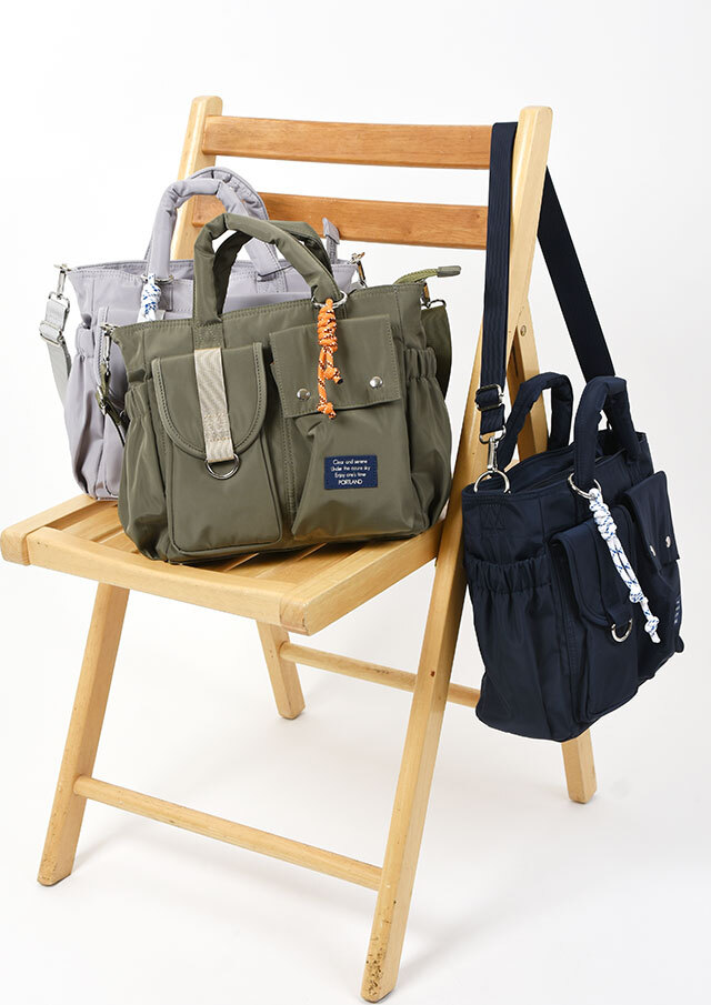 【2026春夏】【ポートランド】フラップポケット付きトートバッグ【PA41-417】【S11】