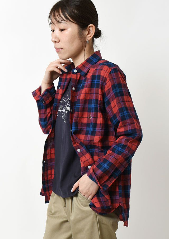 【2025秋冬】【ポートランド】ヘリンボーンチェックチュニック【PL055808】【S21】