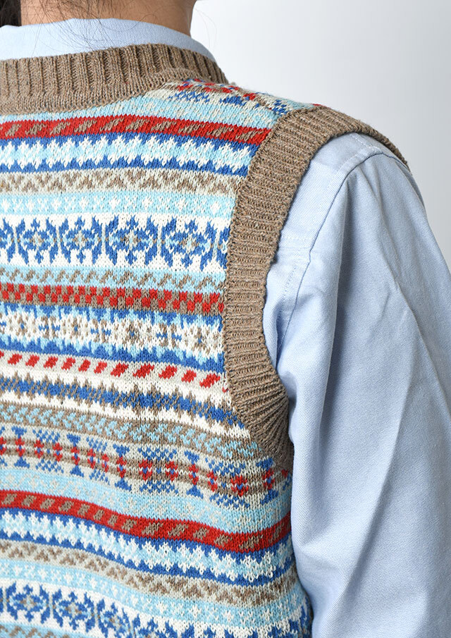 2025秋冬】【ポートランド】JQDニットベスト【PL065905】【S22】