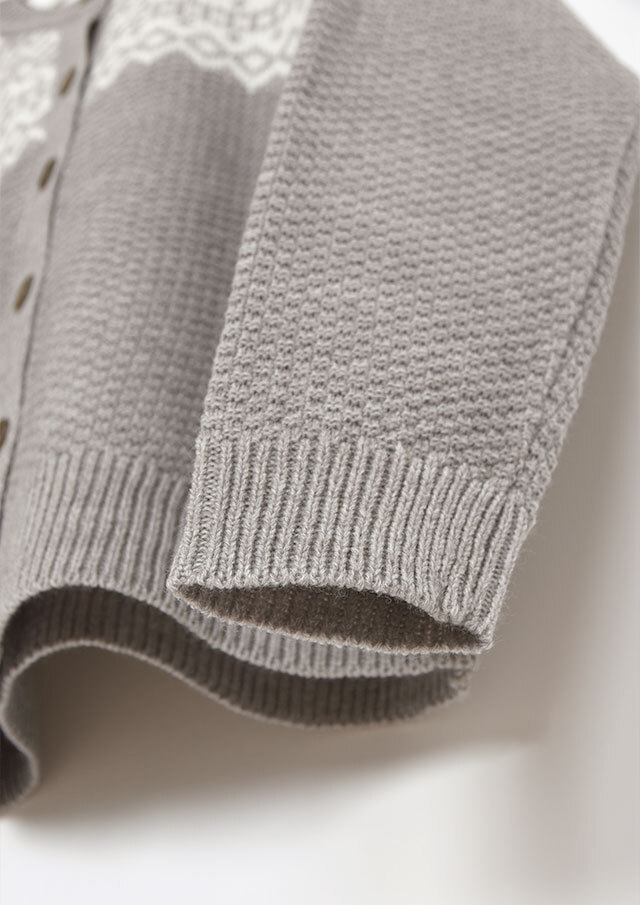 2025秋冬】【ポートランド】JQDクルーネックカーディガン【PL065907