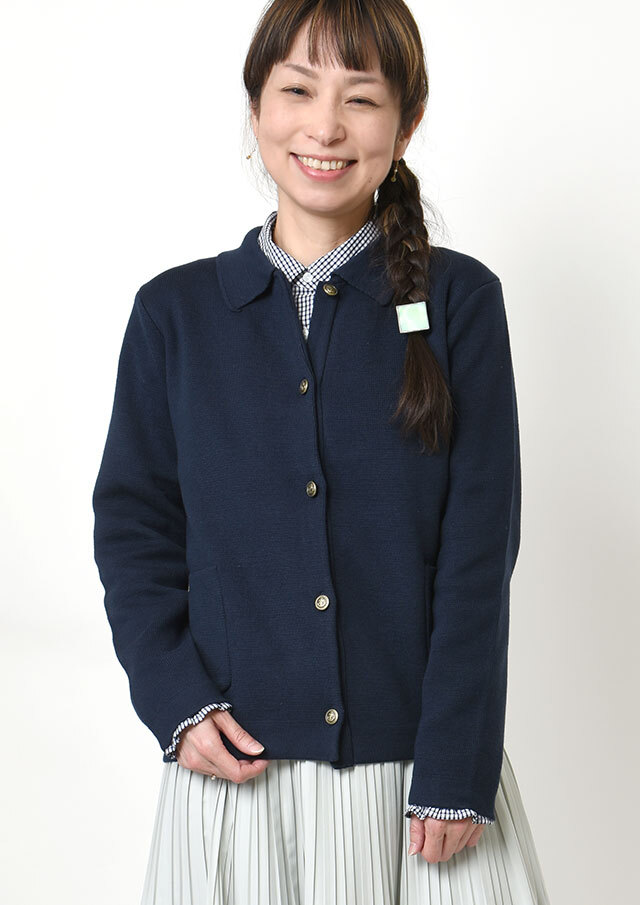 【2026春夏】【ポートランド】襟付きハーフミラノニットカーディガン【PL066304】【S11】