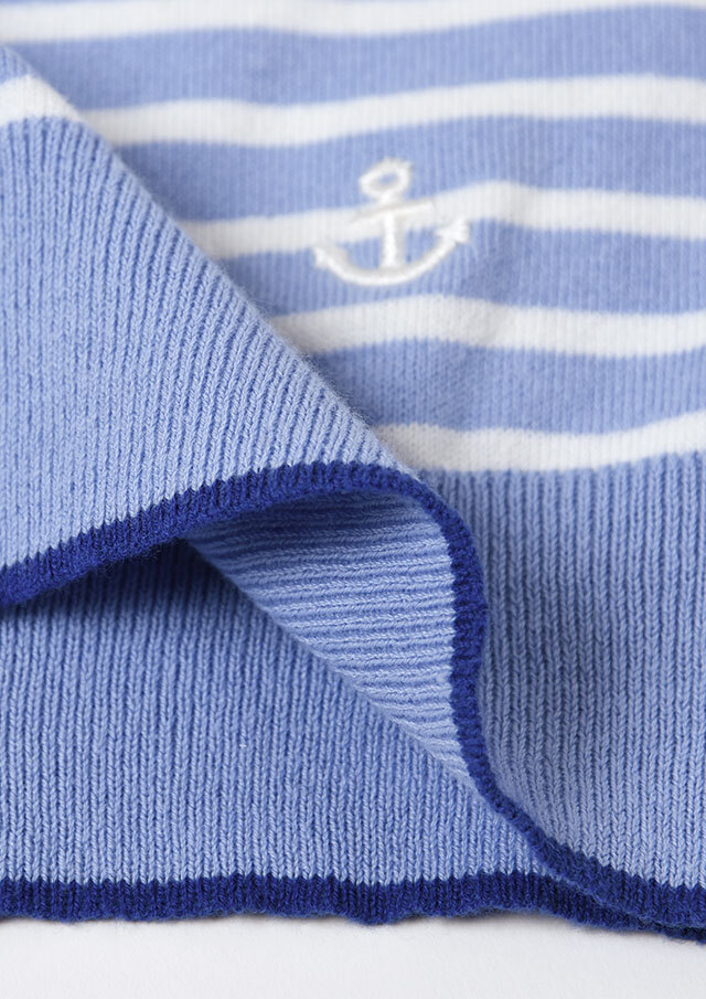 2026春夏】【ポートランド】ボーダークルーネックカーディガン