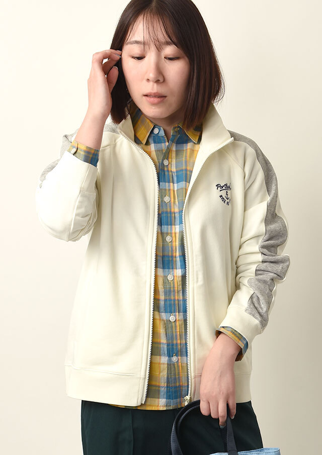 SALE!!【2024秋冬】【ポートランド】裏毛ZIPトラックジャケット【PL074832】【S21】