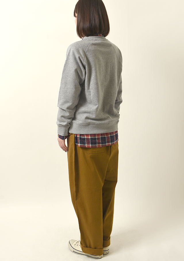 2024秋冬】【ポートランド】裏毛ラグランクルーネック【PL074833】【S21】