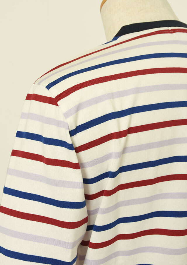 SALE!!【2025春夏】【ポートランド】MENSボーダークルーネック長袖【メンズ】【PL075202】【S11】