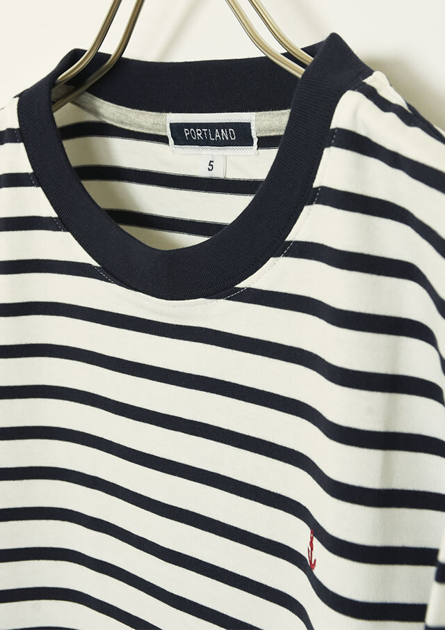 SALE!!【2025春夏】【ポートランド】MENSボーダークルーネック長袖【メンズ】【PL075202】【S11】