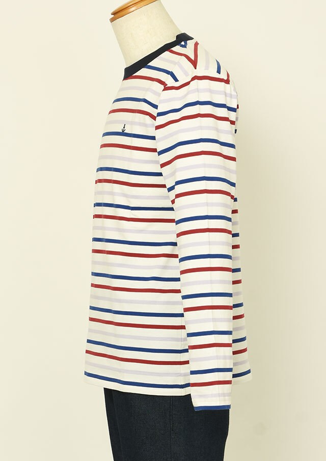 SALE!!【2025春夏】【ポートランド】MENSボーダークルーネック長袖【メンズ】【PL075202】【S11】