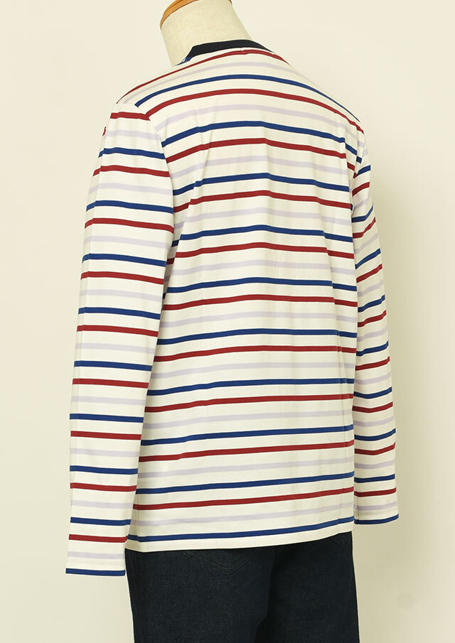 SALE!!【2025春夏】【ポートランド】MENSボーダークルーネック長袖【メンズ】【PL075202】【S11】