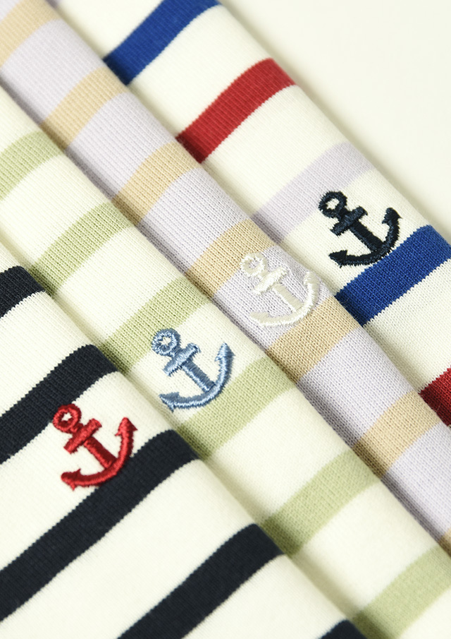 SALE!!【2025春夏】【ポートランド】MENSボーダークルーネック長袖【メンズ】【PL075202】【S11】