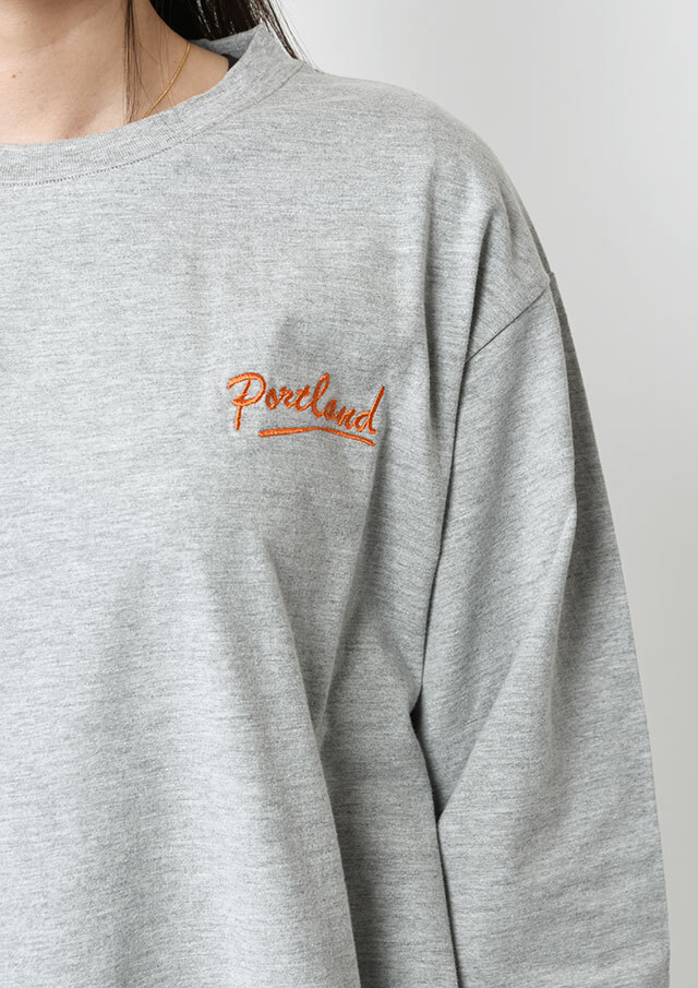 2025秋冬】【ポートランド】ロゴ刺繍ロンT【PL075825】【S21】