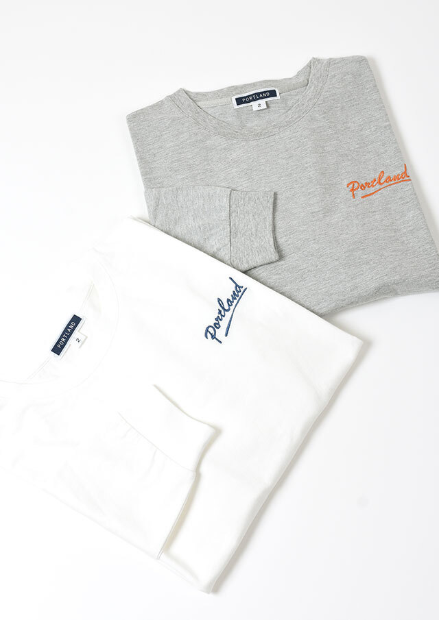 2025秋冬】【ポートランド】ロゴ刺繍ロンT【PL075825】【S21】