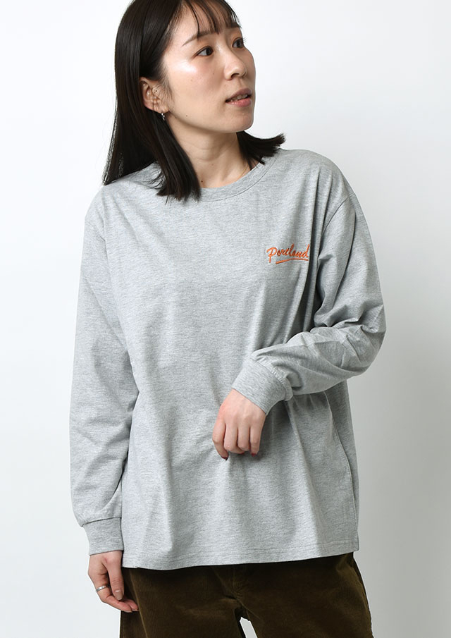 2025秋冬】【ポートランド】ロゴ刺繍ロンT【PL075825】【S21】