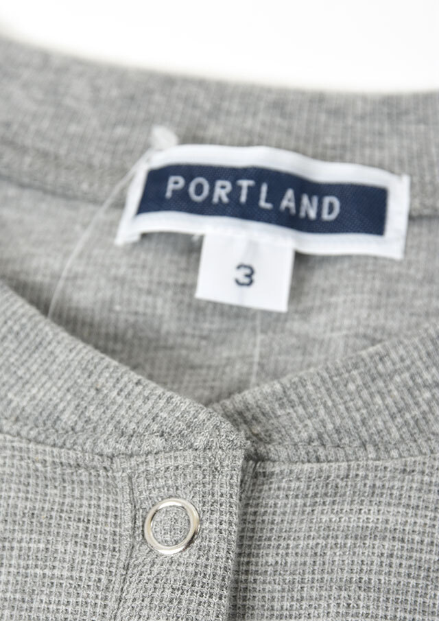 2026春夏】【ポートランド】裾ドロストヘンリーネックプルオーバー