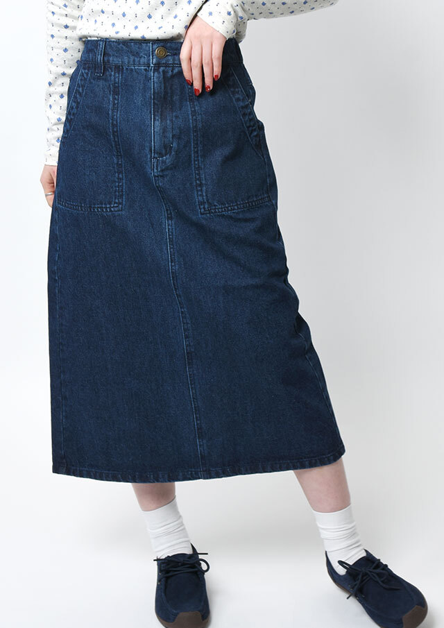 【2025秋冬】【ポートランド】10ozデニムベイカースカート【PL085802】【S21】