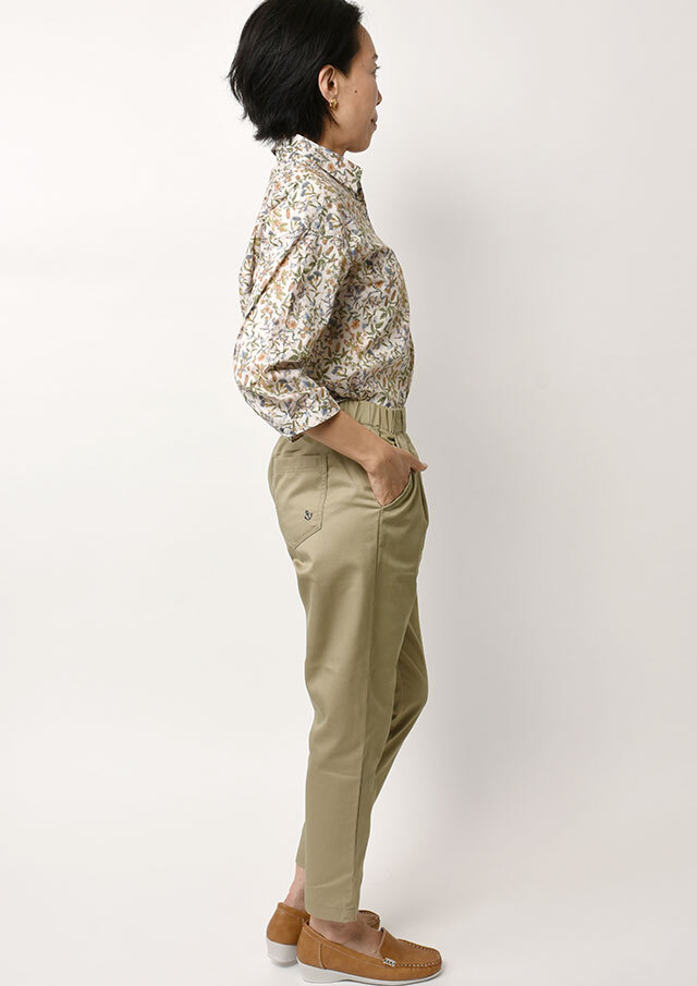 2025秋冬】【ポートランド】TCチノプルオンテーパードパンツ【PL095801