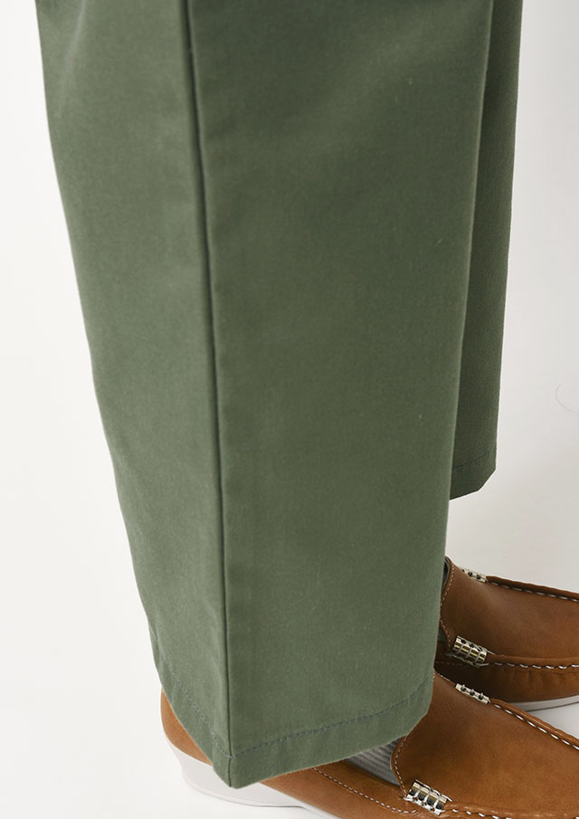 2025秋冬】【ポートランド】TCチノプルオンワイドパンツ【PL095802