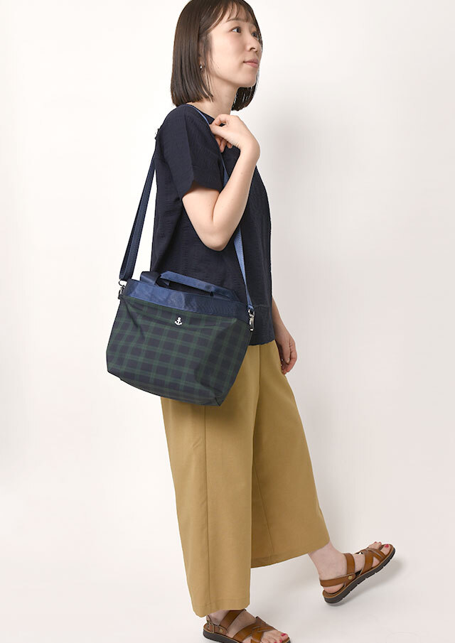 【新品未使用】メルカドバッグ チェック　 ブラックウォッチ　SHORT S① m78531287386_1.jpg?1757600521