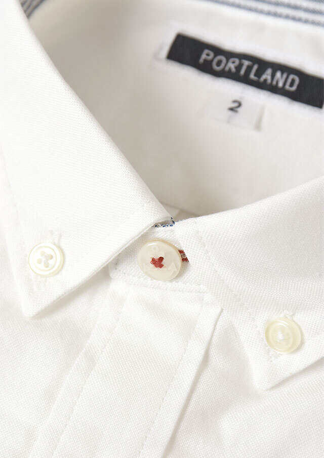 2025秋冬】【ポートランド】オックスミニボタンダウンシャツ【PL125701