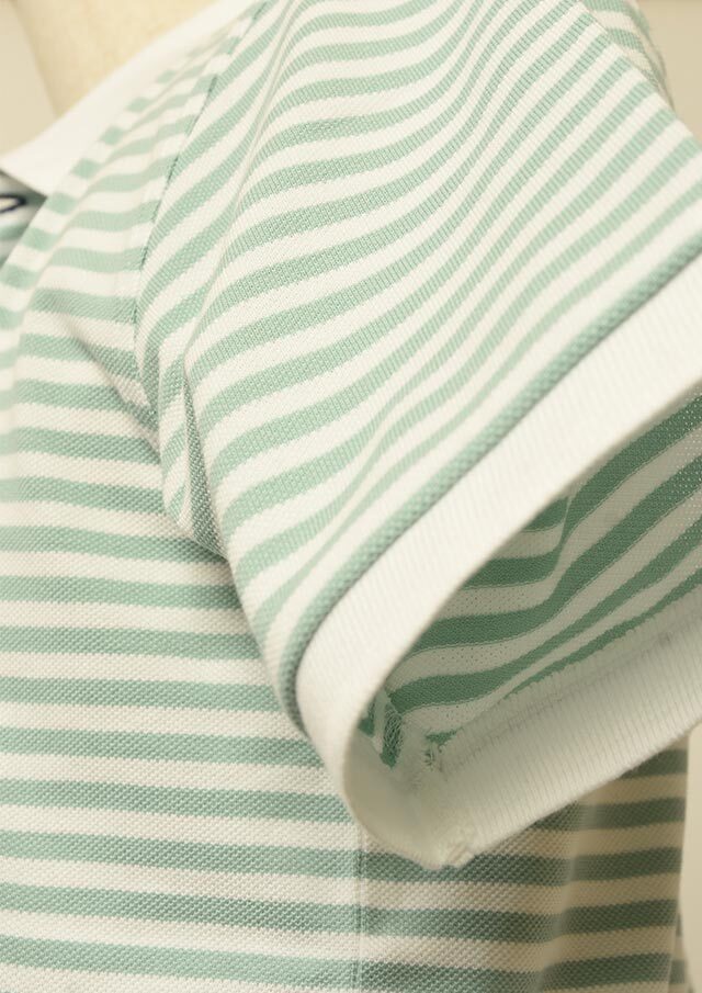 期間限定10%OFF!【2025春夏】【ポートランド】鹿の子ボーダーポロ半袖【メンズ】【PL145402AA】【S12】