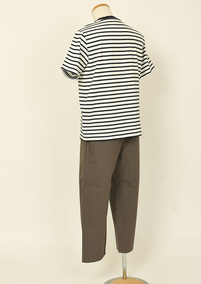 SALE!!【2025春夏】【ポートランド】ボーダークルーネックTシャツ半袖【メンズ】【PL155206】【S12】