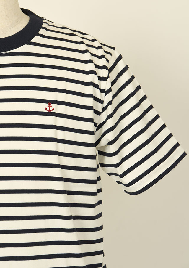 SALE!!【2025春夏】【ポートランド】ボーダークルーネックTシャツ半袖【メンズ】【PL155206】【S12】
