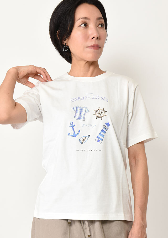 Admiral ベージュ ショートスリーブ Tシャツ　2025年春夏新作 楽天市場】最大10％OFFクーポン 【7/18〜7/26】 2025春夏 ザ