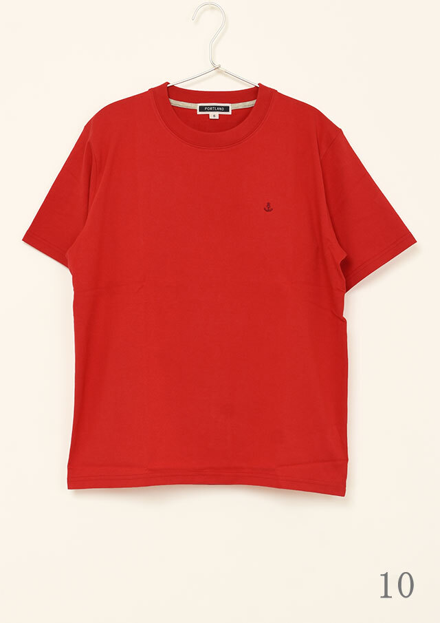 期間限定10%OFF!【2025春夏】【ポートランド】無地クルーネックTシャツ【メンズ】【PL155303AA】【S12】