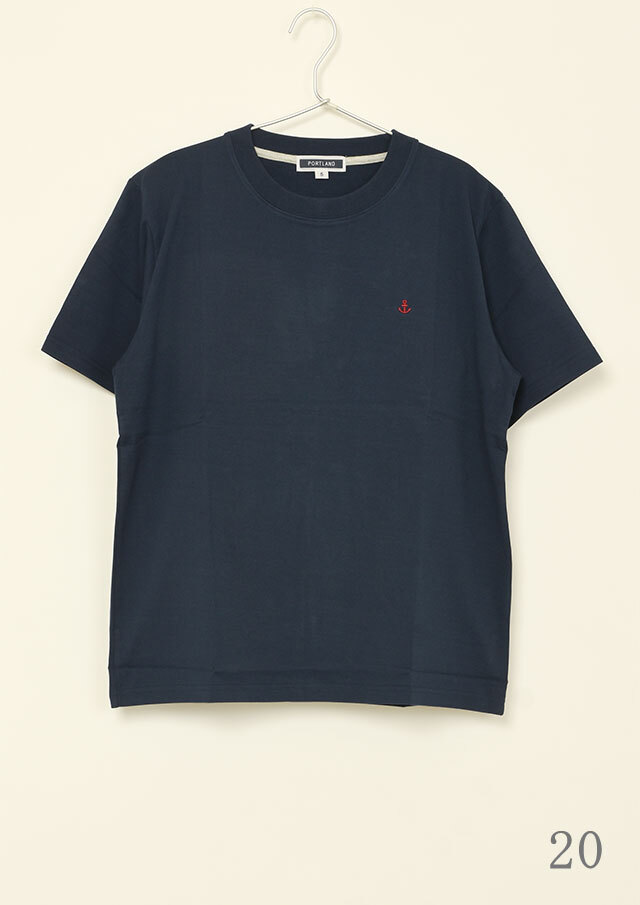 期間限定10%OFF!【2025春夏】【ポートランド】無地クルーネックTシャツ【メンズ】【PL155303AA】【S12】