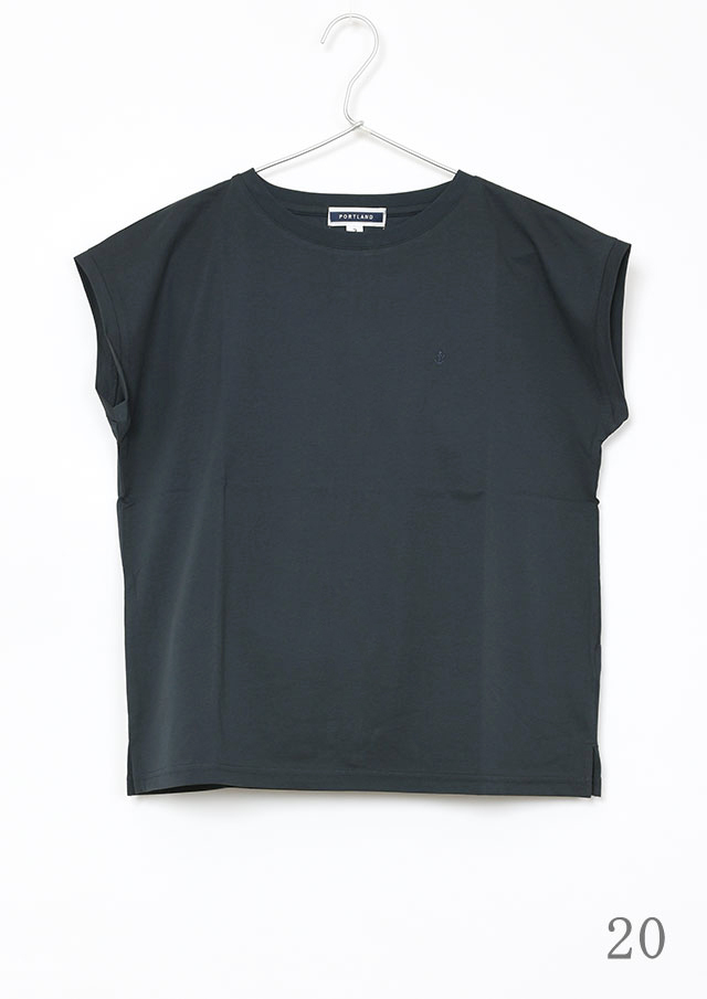 SALE!!【2025春夏】【ポートランド】TC接触冷感_フレンチスリーブ無地カットソー【PL155313】【S12】