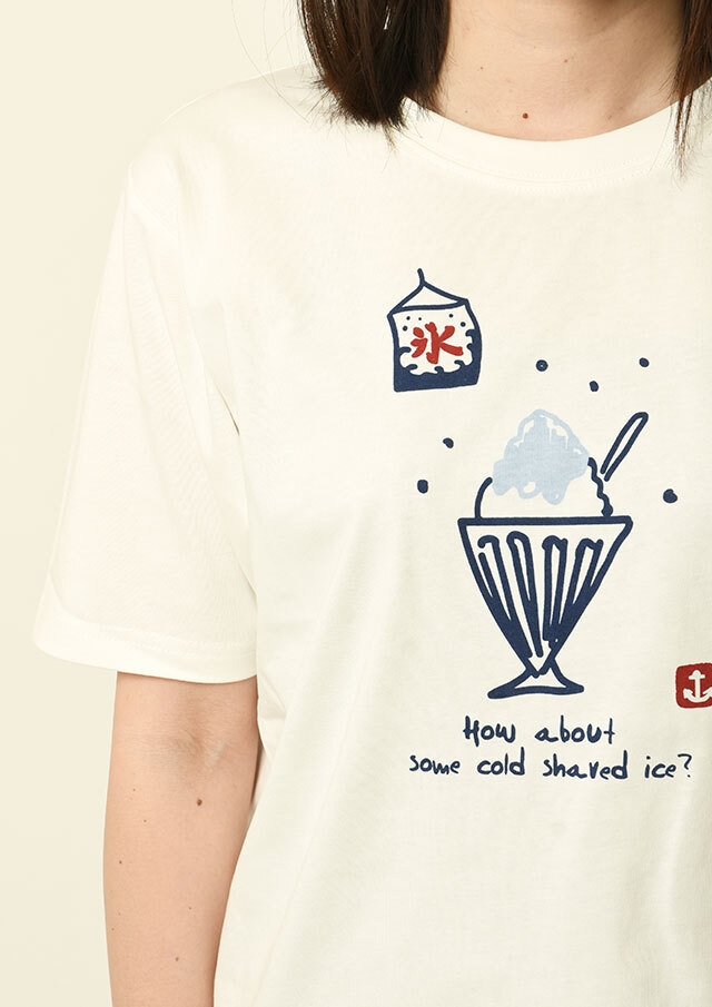 2025春夏】【ポートランド】かき氷プリントTシャツ【PL155405】【S12】