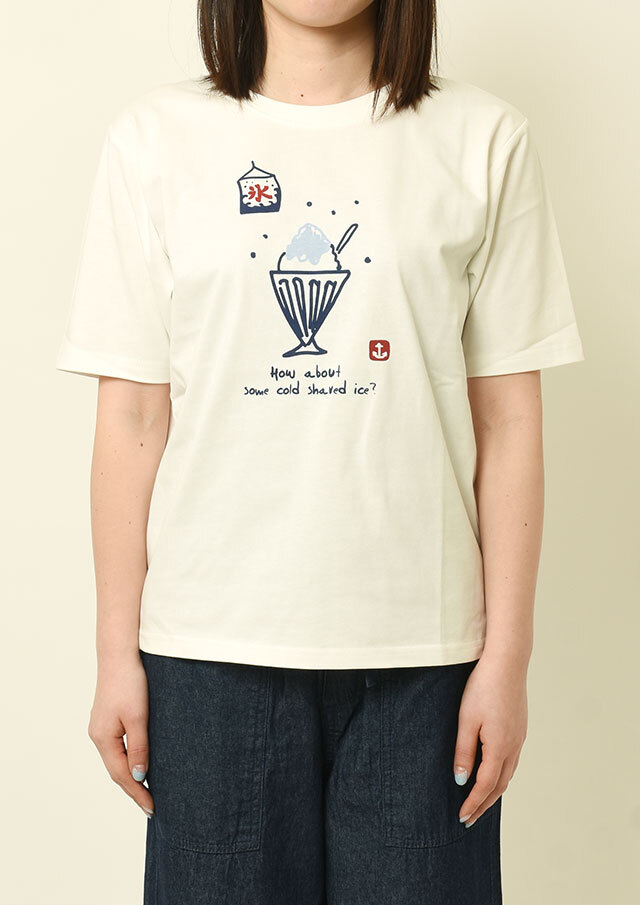 2025春夏】【ポートランド】かき氷プリントTシャツ【PL155405】【S12】