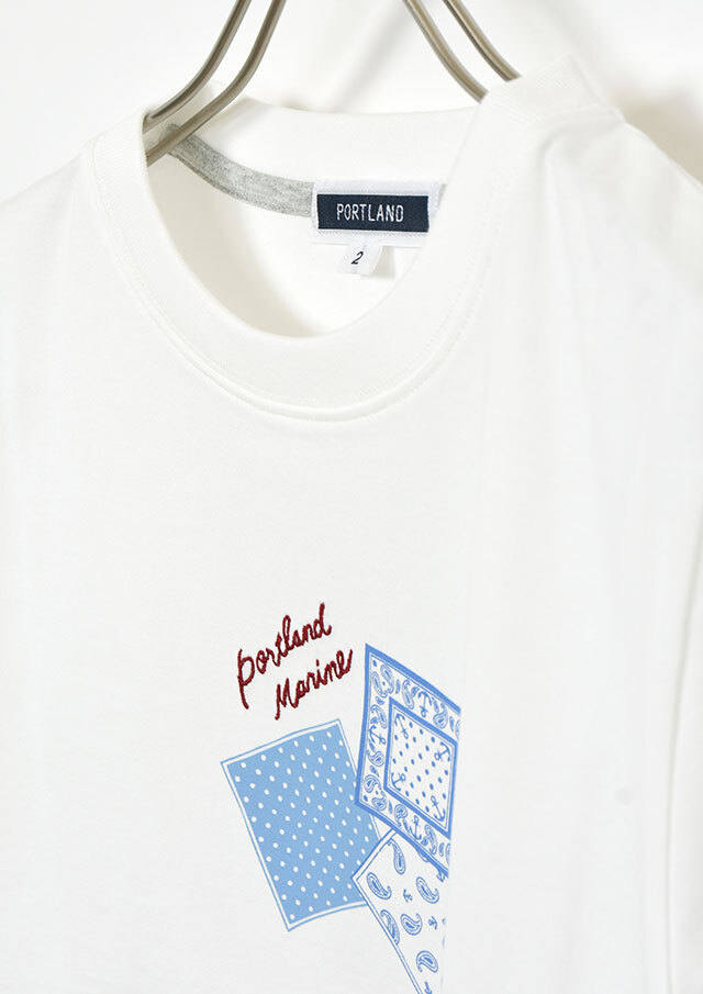 2026春夏】【ポートランド】バンダナプリントTシャツ【PL156251】【S12】