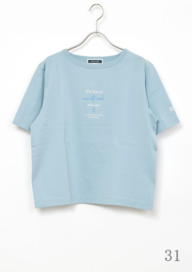 SALE!!【2026春夏】【ポートランド】イカリロゴプリントTシャツ【PL156252】【S12】