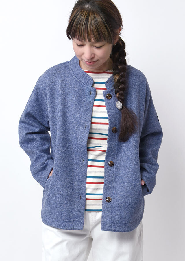 OuterFair_PointUP!【2025秋冬】【ポートランド】カットスタンドカラージャケット【PL165902】【S22】