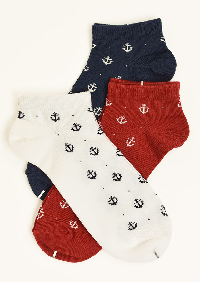 【2025】【ポートランド】イカリ柄ソックス【PLS-2】【返品不可】