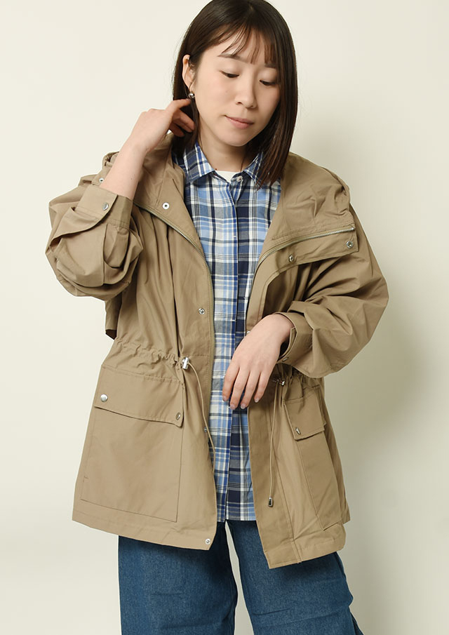 DC DWR加工 フード付きジャケットとパンツセット M&L DC DWR加工 フード付きジャケットとパンツセット M&L