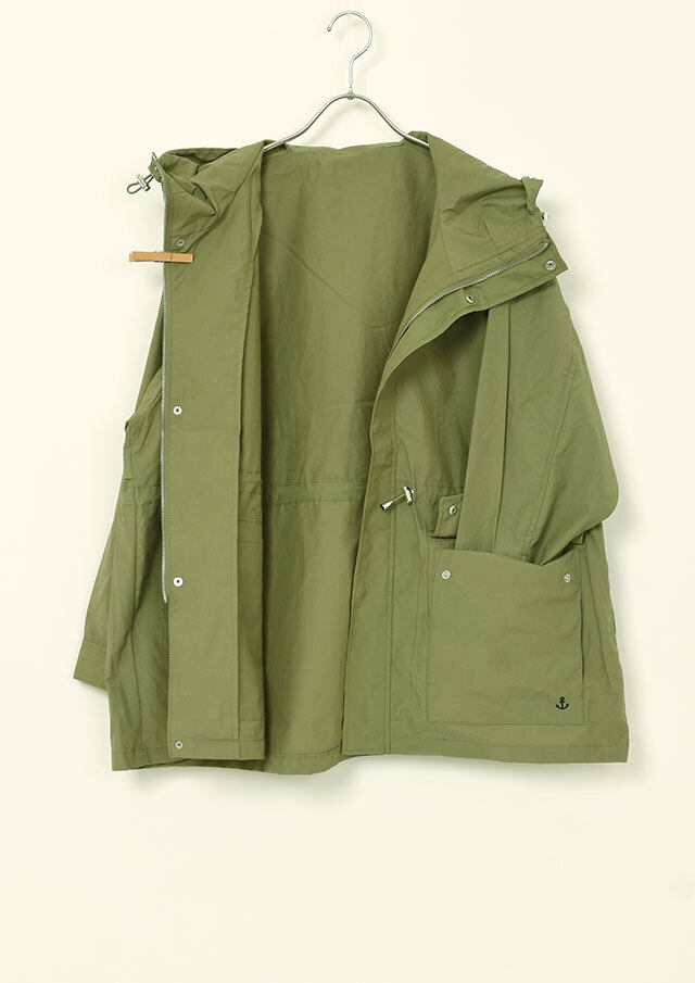 2025春夏】【ポートランド】撥水加工ミリタリー風フード