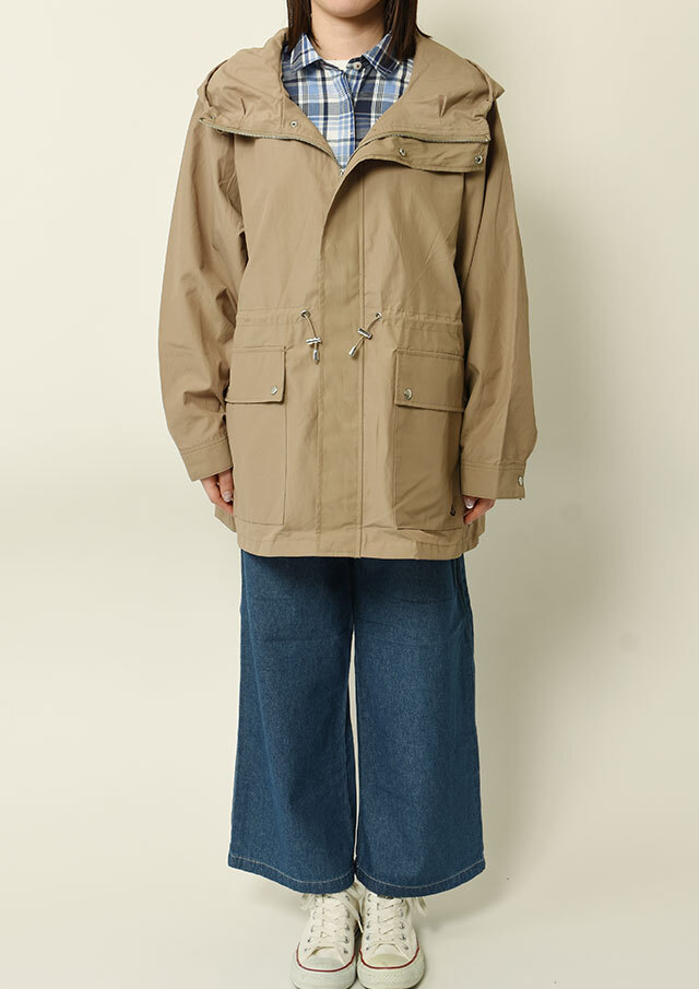 2025春夏】【ポートランド】撥水加工ミリタリー風フードジャケット