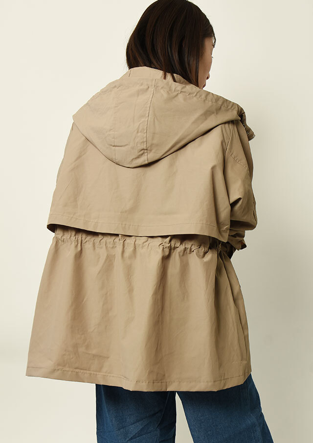 2025春夏】【ポートランド】撥水加工ミリタリー風フードジャケット