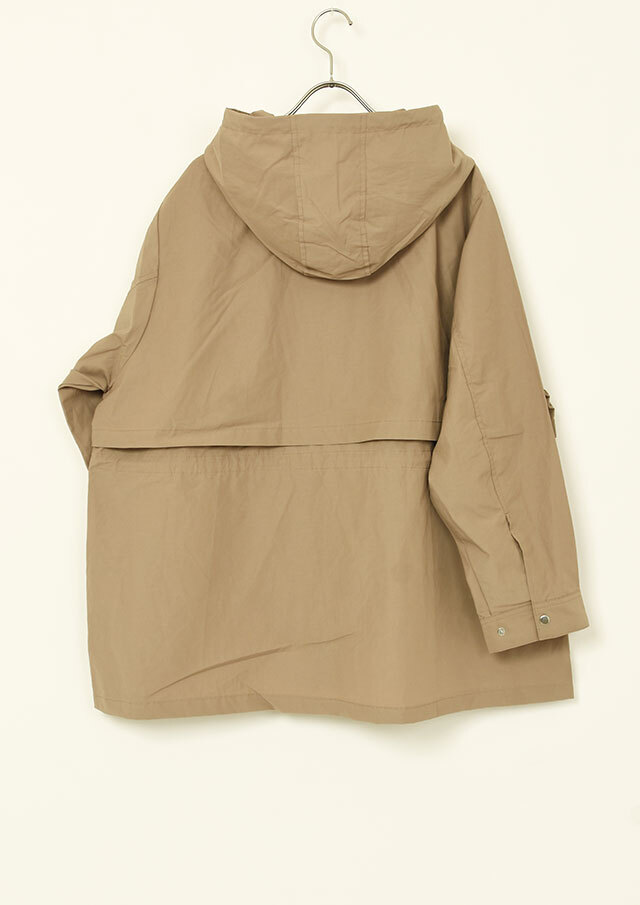 【Support surface】（1）フード ミリタリー ポンチョ ジャケット 2025春夏】【ポートランド】撥水加工ミリタリー風フード