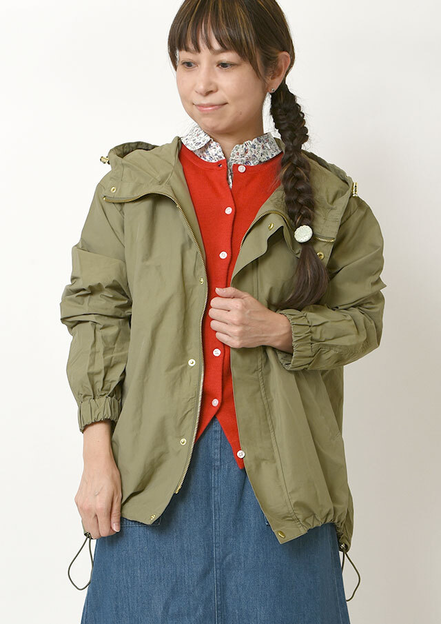 PreSale_10%OFF!!【2025秋冬】【66】撥水加工ミドル丈マウンテンパーカー【PR3-24005】【Selection】【S21】