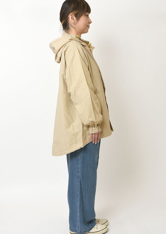 2025秋冬】【66】撥水加工ミドル丈マウンテンパーカー【PR3-24005