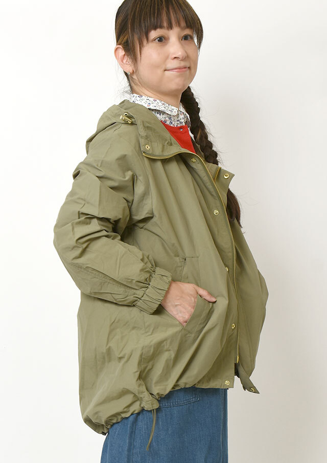 2025秋冬】【66】撥水加工ミドル丈マウンテンパーカー【PR3-24005