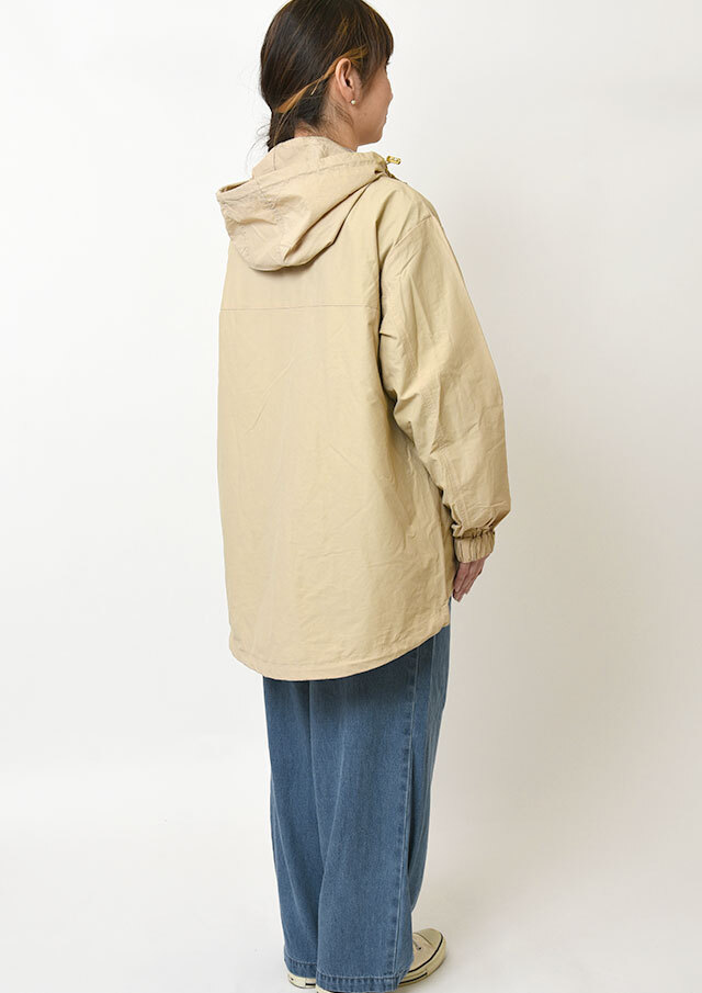 MUTA MARINE フード付きジャケット ベージュ/カーキ ウインドブレーカー [全3色] – muta Online Store