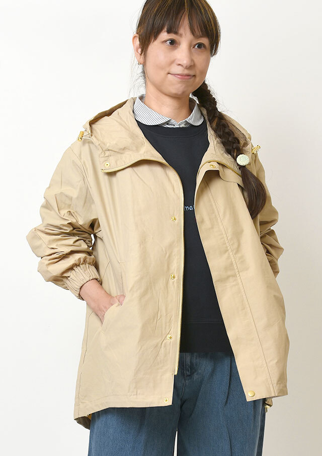 2025秋冬】【66】撥水加工ミドル丈マウンテンパーカー【PR3-24005