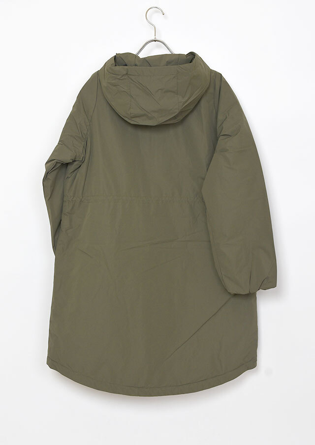 【美品】23区　RIOPELE　ライトフードジャケット　カーキ　M 2025秋冬】【ポートランド】ウォーマル中綿フードコート【PR3