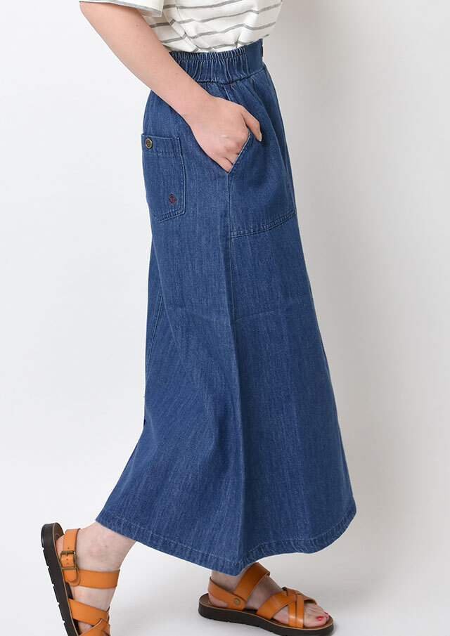 2025春夏】【ポートランド】8ozデニムベイカースカート【PS3-35912